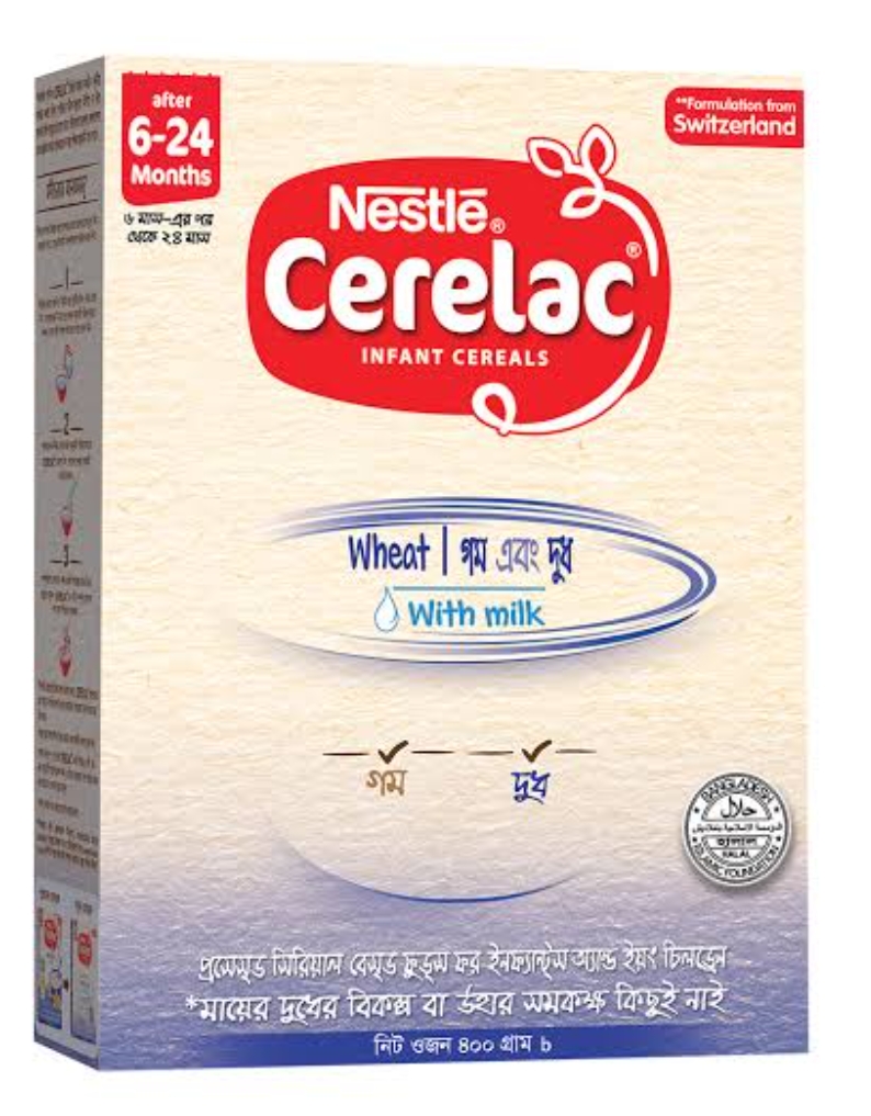 Nestle Cerelac (Wheat With Milk) [350 G]