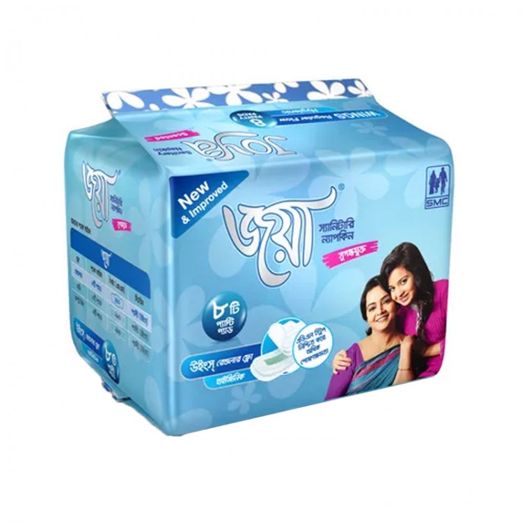 Joya Sanitary Napkin – Wings Regular 8 Pads Pack 80-90g