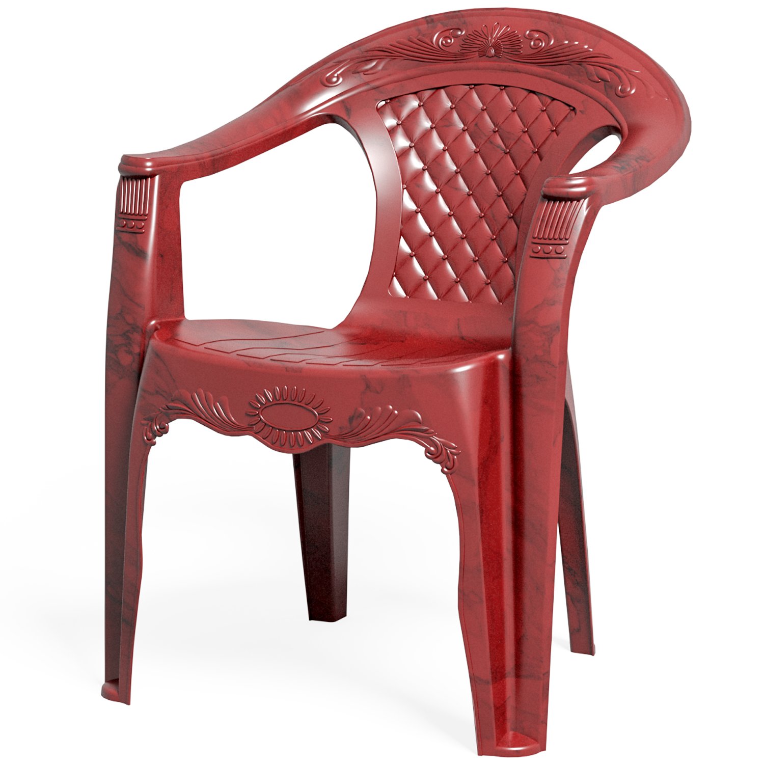 Gradenia Arm Chair-Laze-Rose Wood-6046