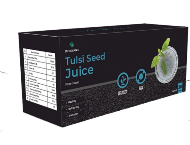 Tulsi seed juice