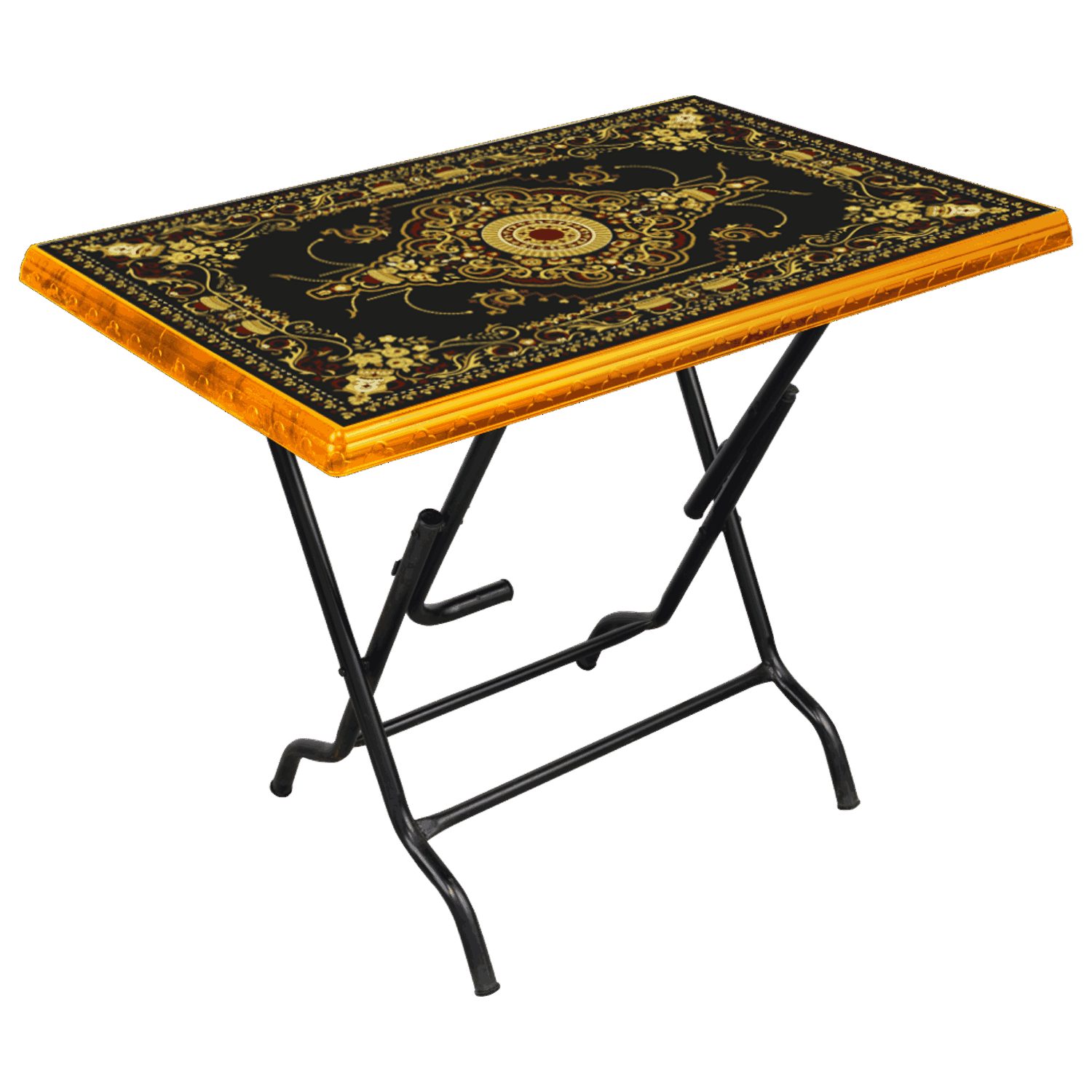 Top choice-Table-Zest-Decorator-RectSteel Leg-Sandle Wood-Aladin-13560