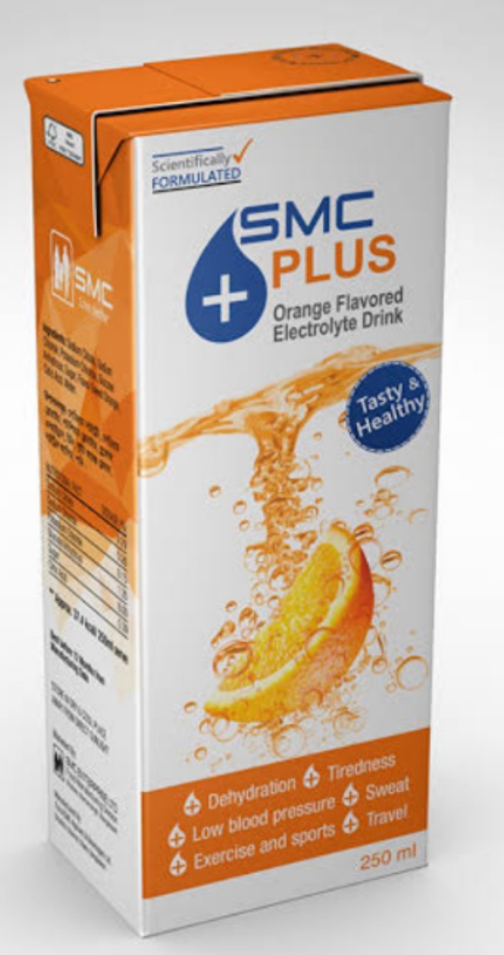 SMC Plus Orange Flavored Drink (250ml)